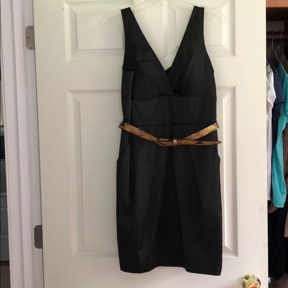 Black dress with pockets